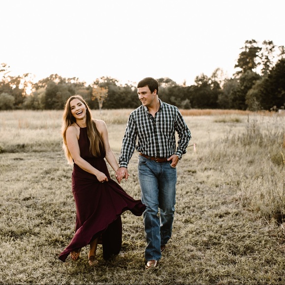 Essence of Style Plum Maxi Dress. Lulus. Small. - Picture 3 of 5